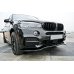 Накладка сплиттер на передний бампер на BMW X5 F15 M50d